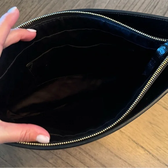 Yves Saint Laurent Autre Marque Black Patent Leather Clutch Bag - Picture 7 of 12